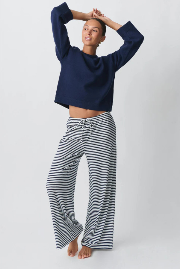 Soft Striped Trousers