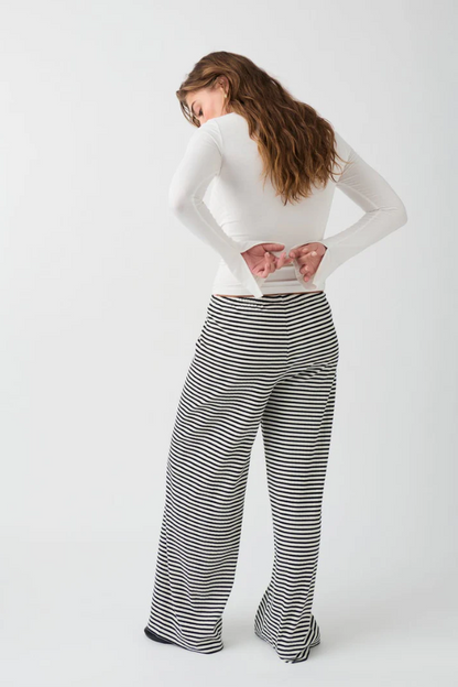 Soft Striped Trousers