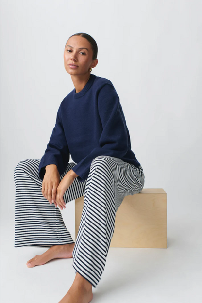 Soft Striped Trousers